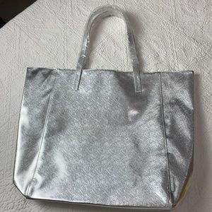Silver Tote—free with $50 purchase